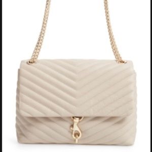 Rebecca Minkoff “Edie” leather should bag with gold hardware